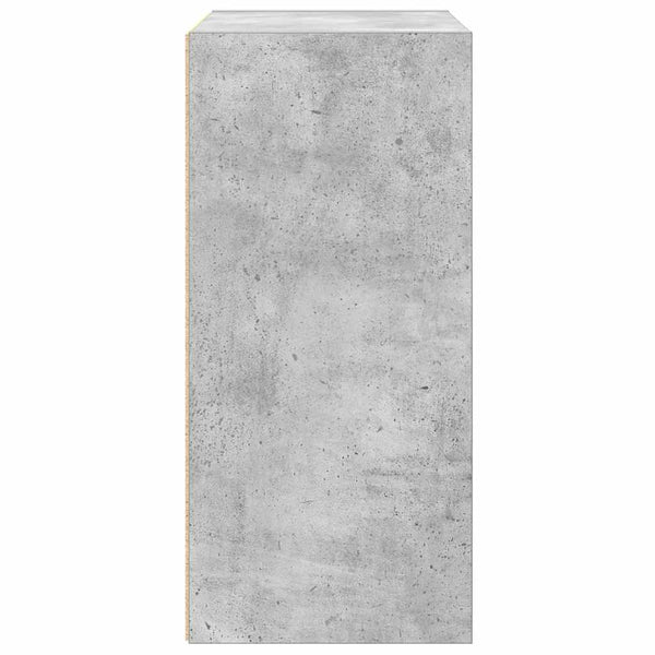 Betongraues Bücherregal Slobodanca 31x24x52cm (Holz)