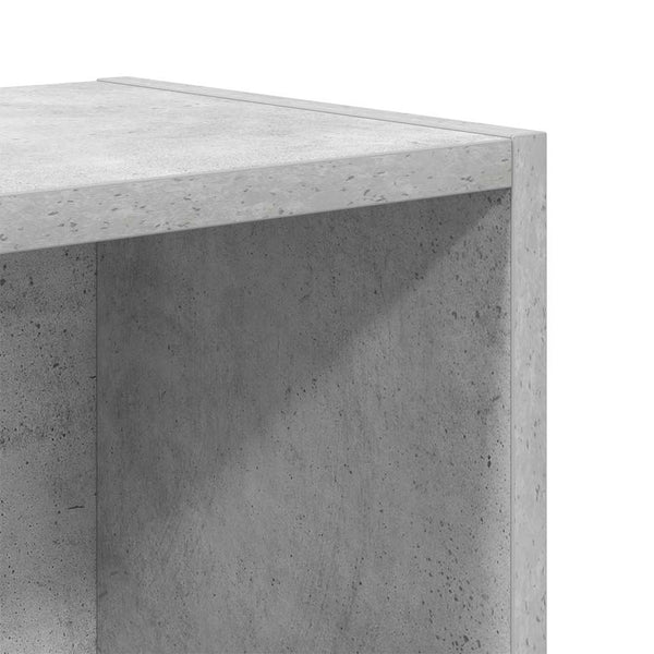 Betongraues Bücherregal Slobodanca 31x24x52cm (Holz)