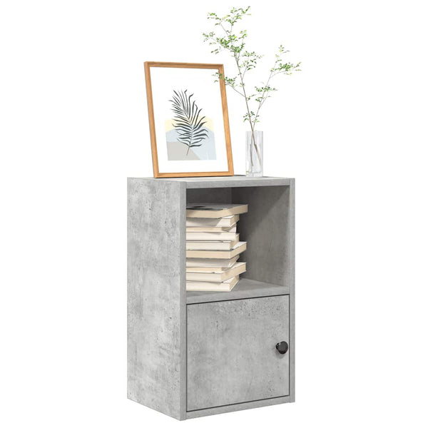 Betongraues Bücherregal Slobodanca 31x24x52cm (Holz)