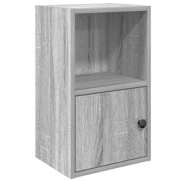 Harmaa kirjahylly Slobodanca 31x24x52cm (puinen)