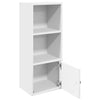 Weißes Bücherregal Slobodanca 31x24x77cm (Holz)