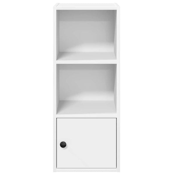 Weißes Bücherregal Slobodanca 31x24x77cm (Holz)