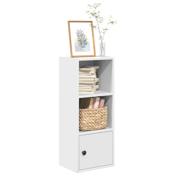 Weißes Bücherregal Slobodanca 31x24x77cm (Holz)