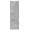 Betoninharmaa kirjahylly Slobodanca 31x24x77cm (puinen)