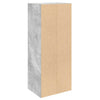 Betoninharmaa kirjahylly Slobodanca 31x24x77cm (puinen)