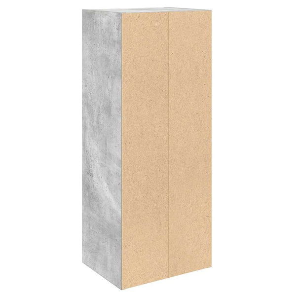Betoninharmaa kirjahylly Slobodanca 31x24x77cm (puinen)