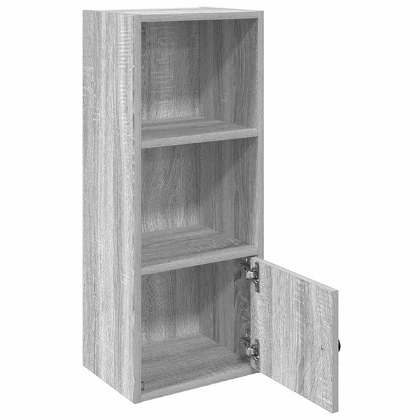 Graues Bücherregal Slobodanca 31x24x77cm (Holz)