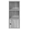 Graues Bücherregal Slobodanca 31x24x77cm (Holz)