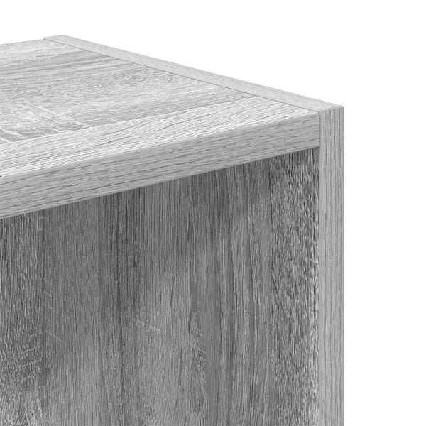 Graues Bücherregal Slobodanca 31x24x77cm (Holz)