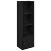 Schwarzes Bücherregal Slobodanca 31x24x102cm (Holz)