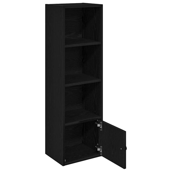 Schwarzes Bücherregal Slobodanca 31x24x102cm (Holz)