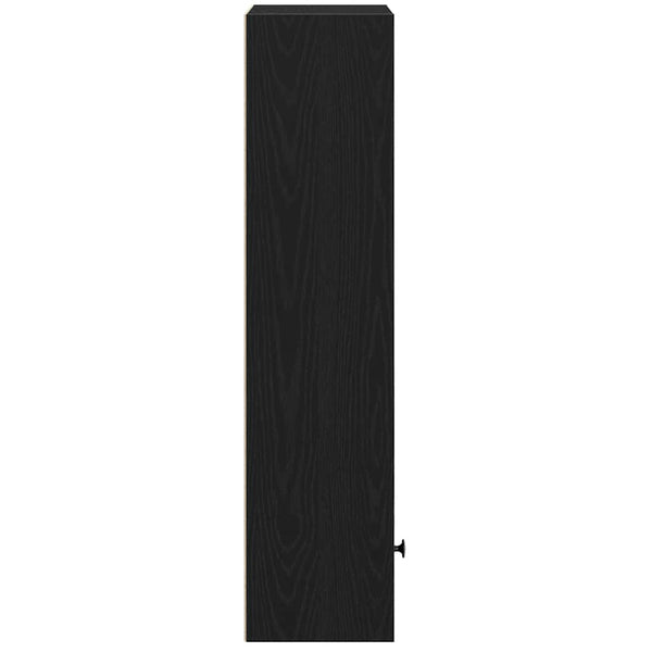 Schwarzes Bücherregal Slobodanca 31x24x102cm (Holz)