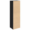 Schwarzes Bücherregal Slobodanca 31x24x102cm (Holz)