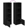 Schwarzes Bücherregal Slobodanca 31x24x102cm (Holz)