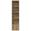 Handgefertigtes Bücherregal aus Eiche Slobodanca 31x24x127cm (Holz)