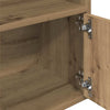 Handgefertigtes Bücherregal aus Eiche Slobodanca 31x24x127cm (Holz)