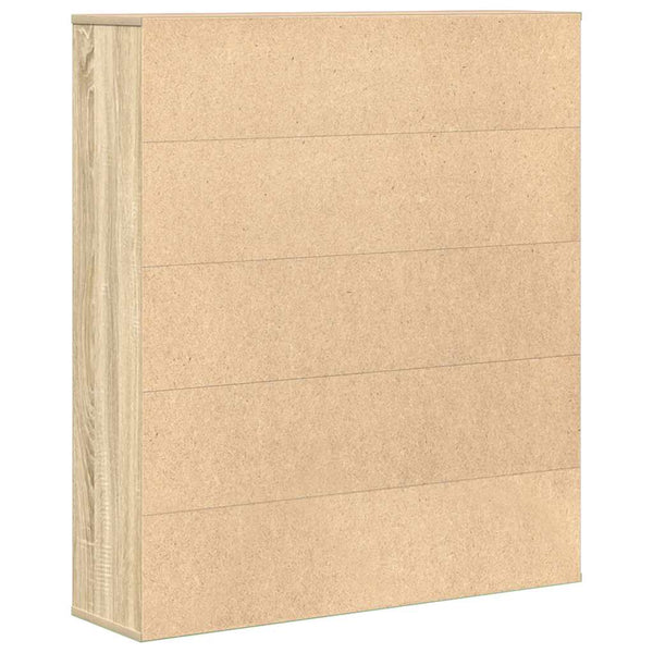 Bücherregal Sonoma Eiche Soledad 89x24x101,5cm (Holz)