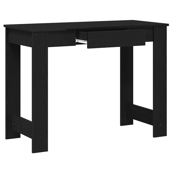Musta työpöytä Grafina 100x45x75cm (puinen)