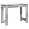 Betongrauer Schreibtisch Grafina 100x45x75cm (Holz)