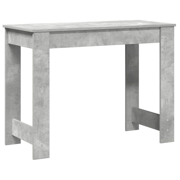 Betongrauer Schreibtisch Grafina 100x45x75cm (Holz)