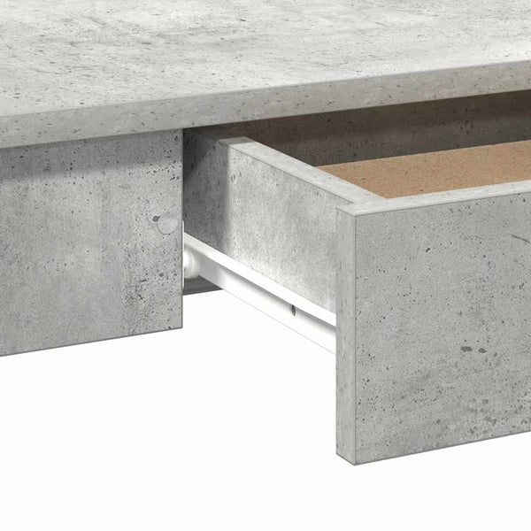 Betongrauer Schreibtisch Grafina 100x45x75cm (Holz)