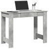 Betongrauer Schreibtisch Grafina 100x45x75cm (Holz)
