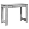 Grauer Schreibtisch Grafina 100x45x75cm (Holz)