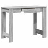 Grauer Schreibtisch Grafina 100x45x75cm (Holz)
