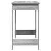Grauer Schreibtisch Grafina 100x45x75cm (Holz)