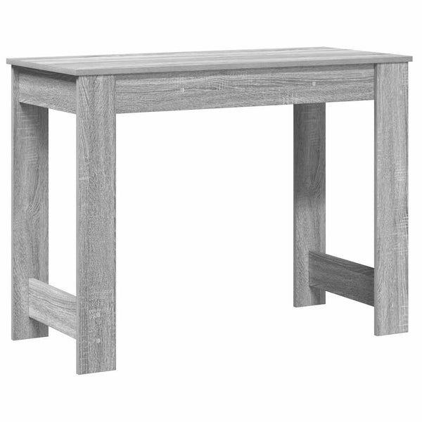 Grauer Schreibtisch Grafina 100x45x75cm (Holz)