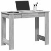 Grauer Schreibtisch Grafina 100x45x75cm (Holz)