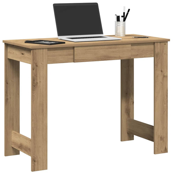 Handgefertigter Eichenschreibtisch Grafina 100x45x75cm (Holz)