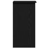 Schwarzer Schreibtisch mit Regal Pazara 84x40x78cm (Spanplatte)