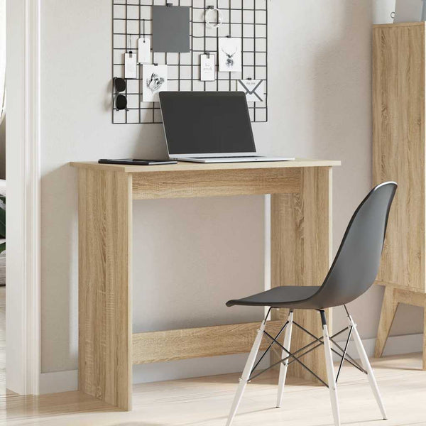 Sonoma Eiche Schreibtisch Donte 80x40x75cm (Spanplatte)