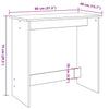 Sonoma Eiche Schreibtisch Donte 80x40x75cm (Spanplatte)