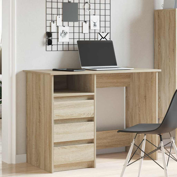 Sonoma-Eiche Schreibtisch Gogan 102x50x75cm (Holz)