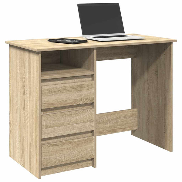 Sonoma-Eiche Schreibtisch Gogan 102x50x75cm (Holz)