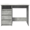 Betongrauer Schreibtisch Gogan 102x50x75cm (Holz)