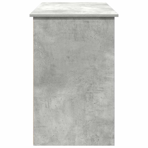 Betongrauer Schreibtisch Gogan 102x50x75cm (Holz)