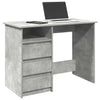 Betongrauer Schreibtisch Gogan 102x50x75cm (Holz)