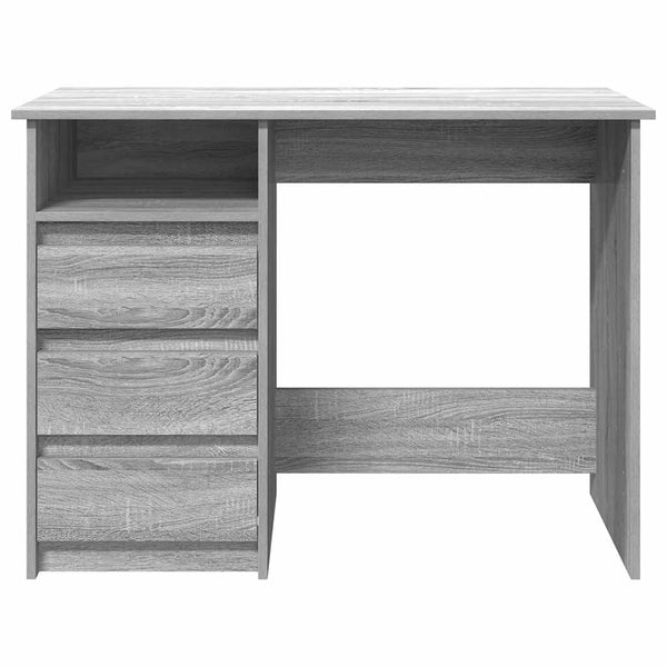 Grauer Schreibtisch Gogan 102x50x75cm (Holz)