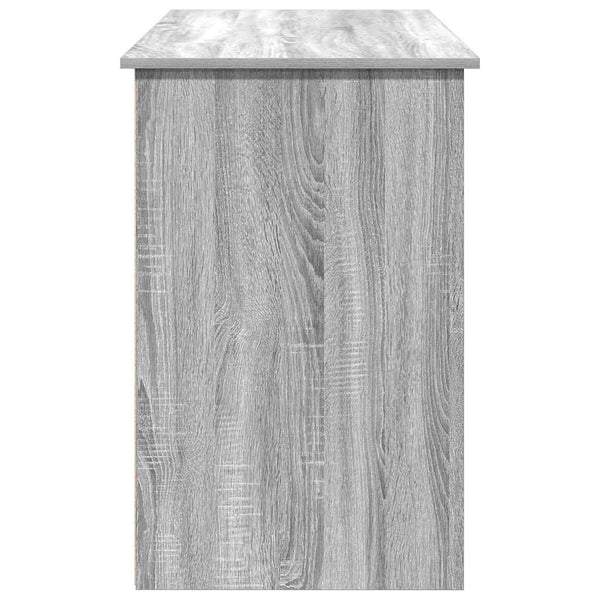 Grauer Schreibtisch Gogan 102x50x75cm (Holz)