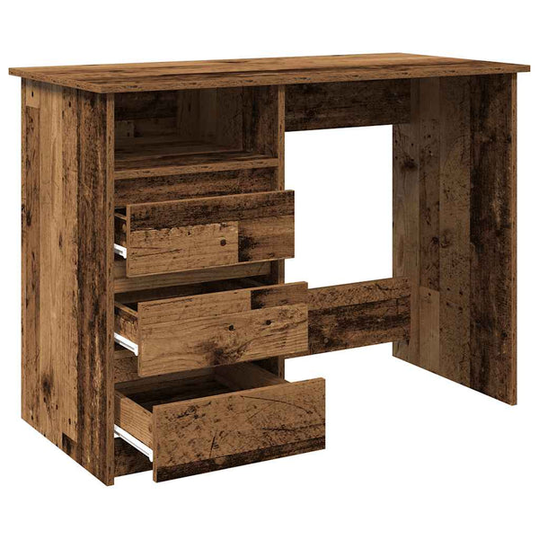 Alter Holzschreibtisch Gogan 102x50x75cm (aus Holz)