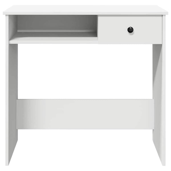 Weißer Schreibtisch Klamisa 80x40x75cm (Spanplatte)