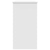 Weißer Schreibtisch Klamisa 80x40x75cm (Spanplatte)