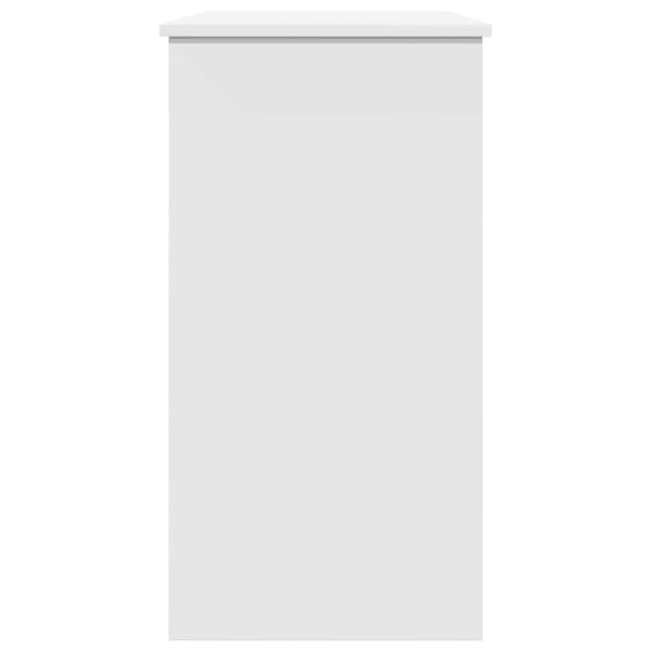 Weißer Schreibtisch Klamisa 80x40x75cm (Spanplatte)