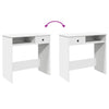 Weißer Schreibtisch Klamisa 80x40x75cm (Spanplatte)