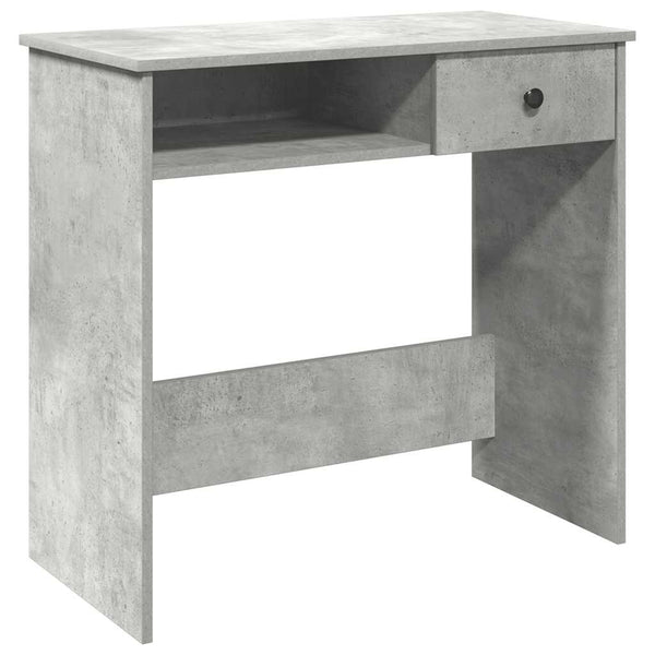 Betongrauer Schreibtisch Klamisa 80x40x75cm (Spanplatte)