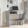 Betongrauer Schreibtisch Klamisa 80x40x75cm (Spanplatte)