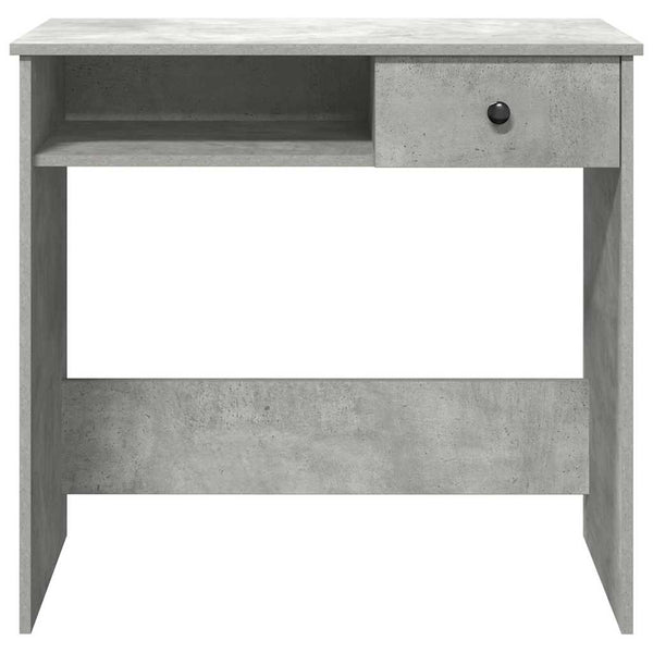 Betongrauer Schreibtisch Klamisa 80x40x75cm (Spanplatte)